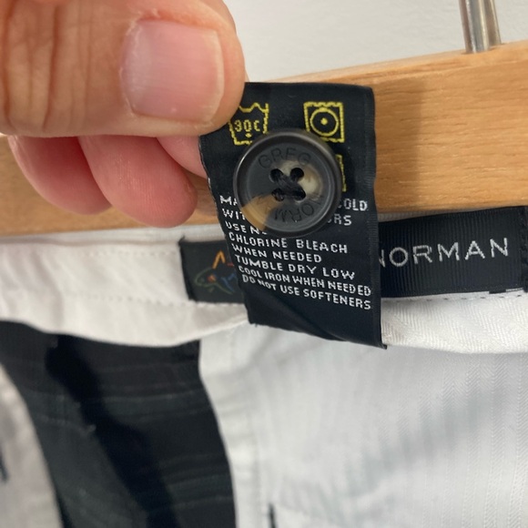 Greg Norman Collection Dark Gray Flat Front Shorts - Picture 10 of 13